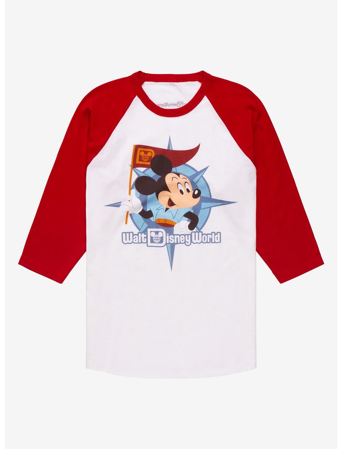 Disney Walt Disney World 50th Anniversary Mickey Mouse Portrait Raglan T-Shirt - BoxLunch Exclusive, MULTI, hi-res