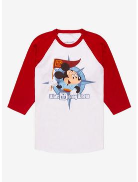 Disney Walt Disney World 50th Anniversary Mickey Mouse Portrait Raglan T-Shirt - BoxLunch Exclusive, , hi-res