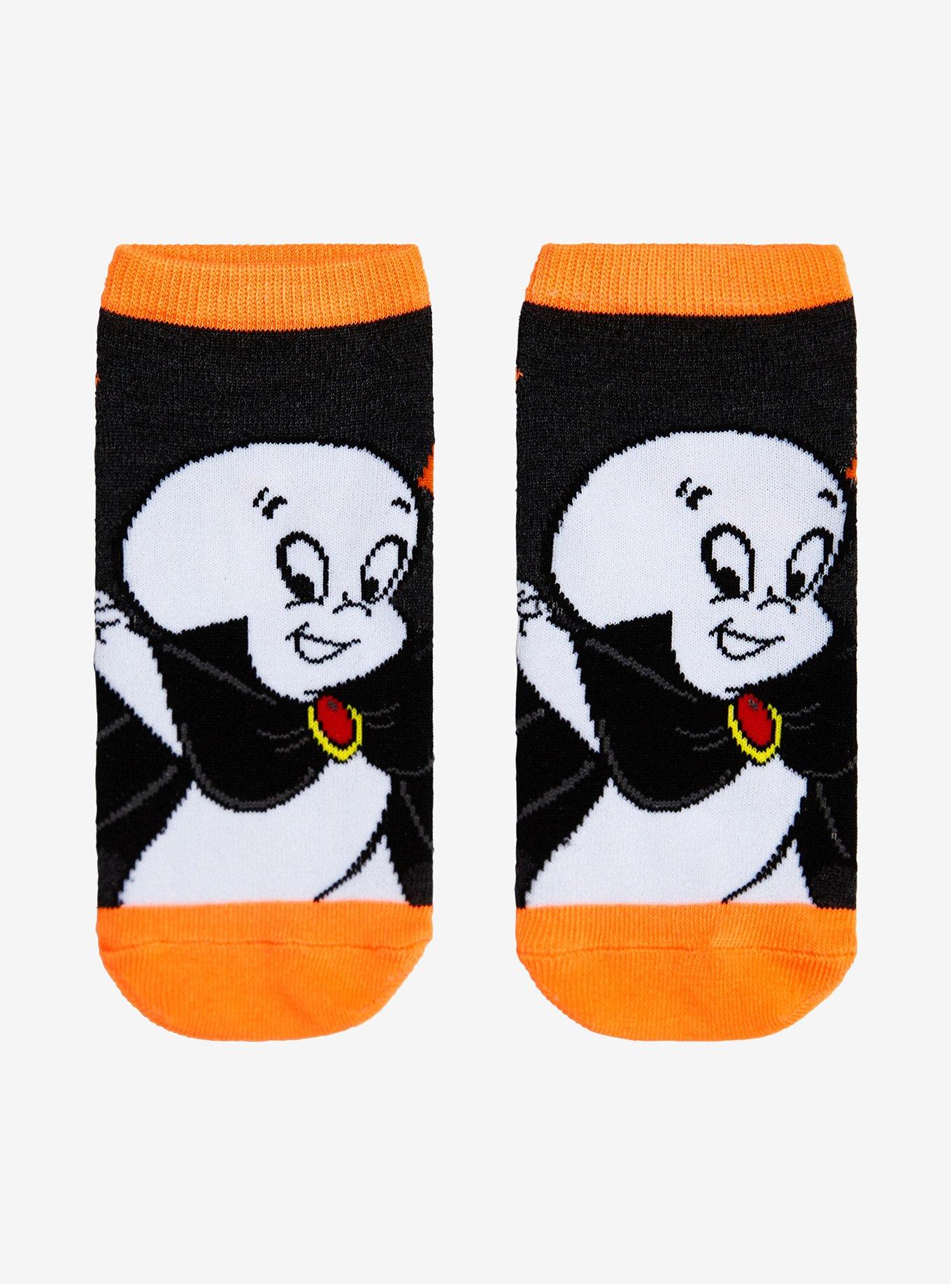 Casper The Friendly Ghost Costume No-Show Socks, , hi-res