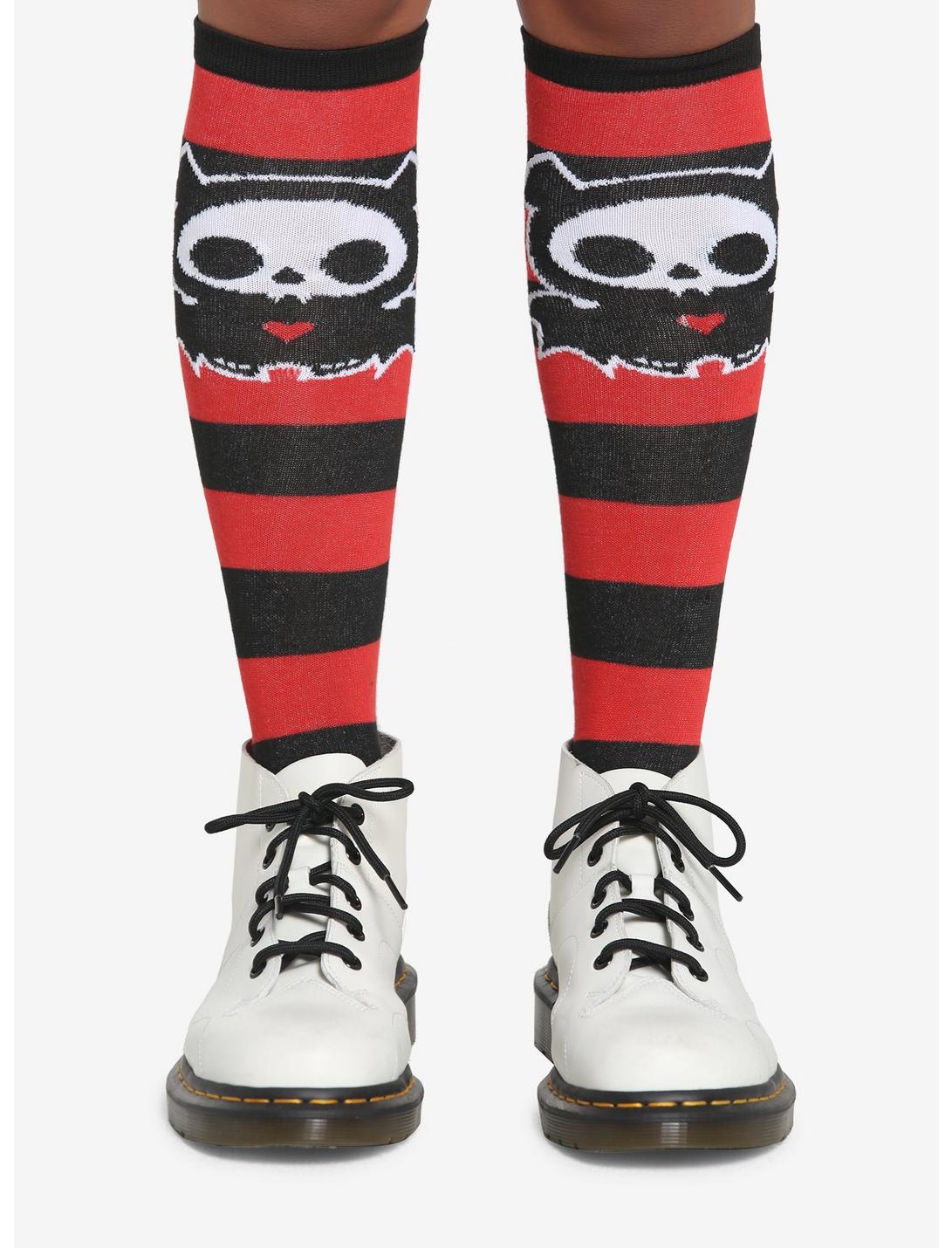 Skelanimals Diego Stripe Knee-High Socks, , hi-res