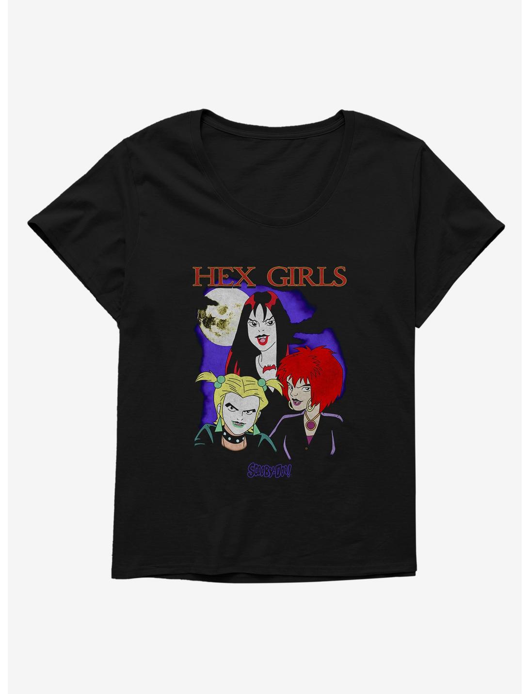 Scooby Doo! Hex Girls Full Moon Trio Womens Plus Size T-Shirt, BLACK, hi-res
