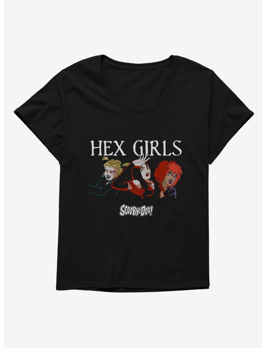 Scooby Doo! Hex Girls Lineup Womens Plus Size T-Shirt, BLACK, hi-res