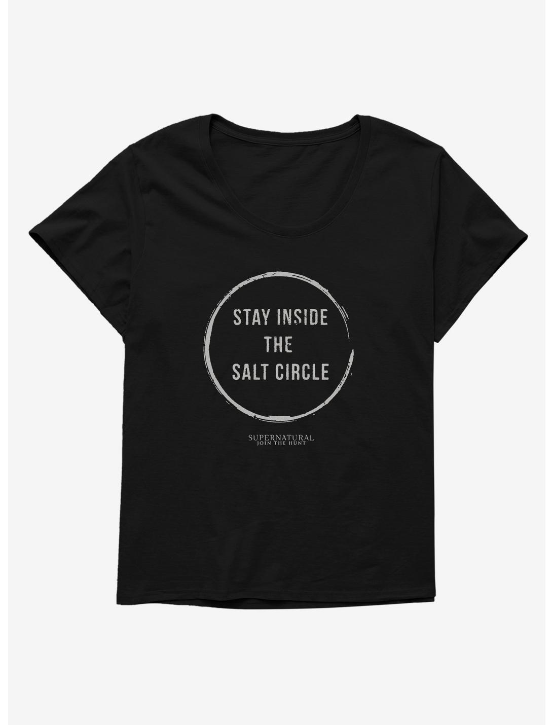 Supernatural Salt Circle Womens Plus Size T-Shirt, , hi-res
