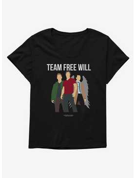Supernatural Team Free Will Womens Plus Size T-Shirt, , hi-res