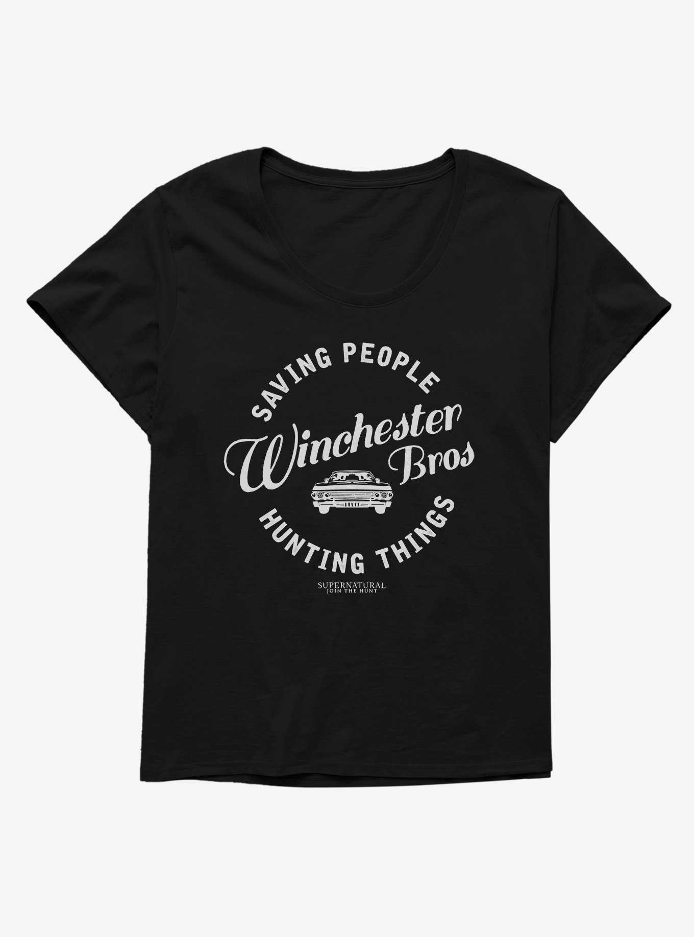 Supernatural Winchester Bros. Hunting Things Womens Plus Size T-Shirt, , hi-res