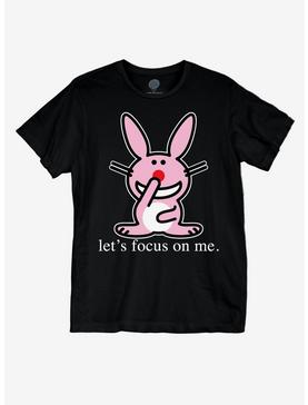 It's Happy Bunny Don't Listen Boyfriend Fit Girls T-Shirt, , hi-res