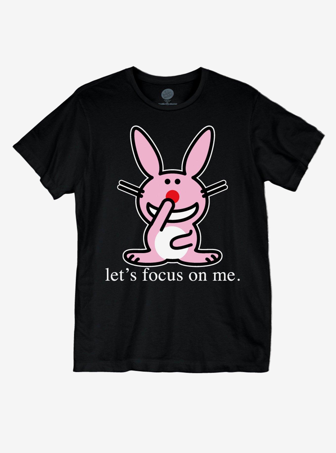 It's Happy Bunny Don't Listen Boyfriend Fit Girls T-Shirt, MULTI, hi-res