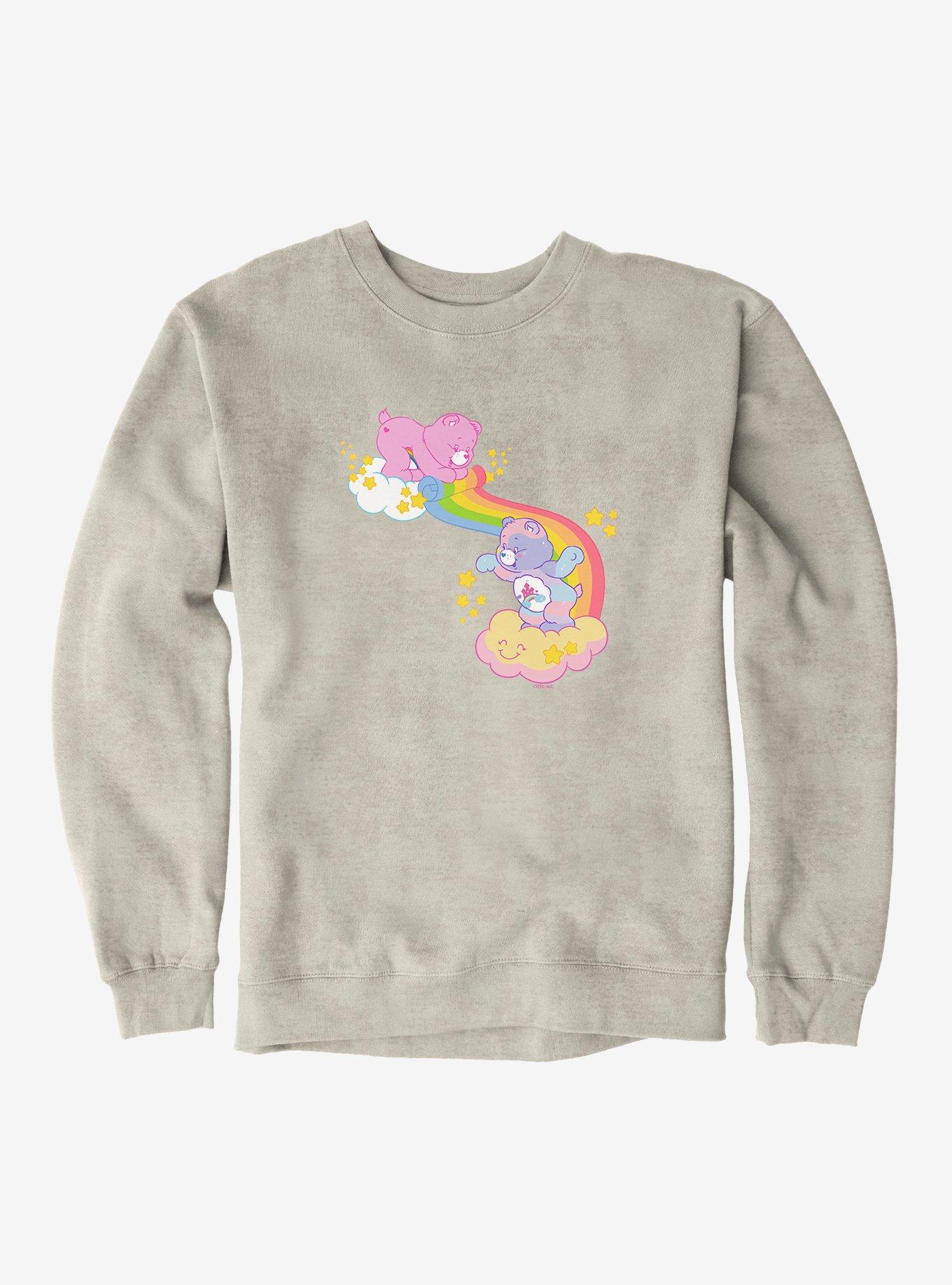 Care Bears In The Clouds Sweatshirt, OATMEAL HEATHER, hi-res