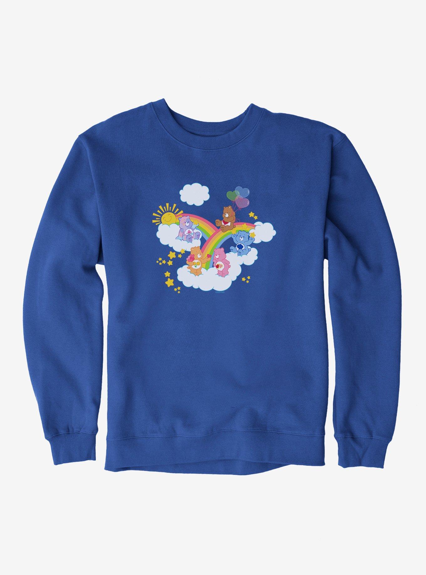 Care Bears Over The Rainbow Sweatshirt, ROYAL BLUE, hi-res