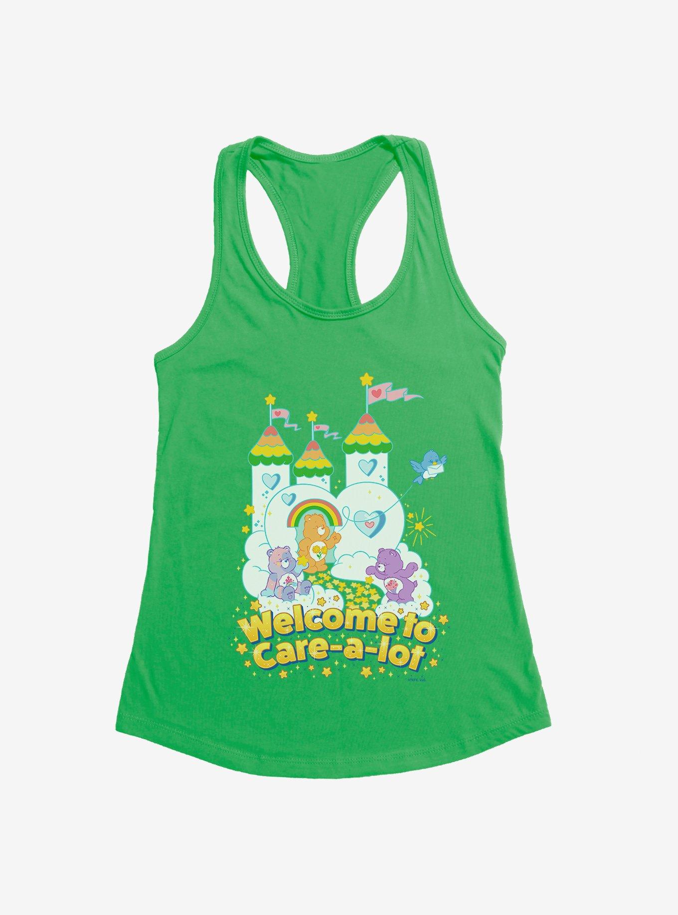 Care Bears Care-A-Lot Girls Tank, KELLY GREEN, hi-res