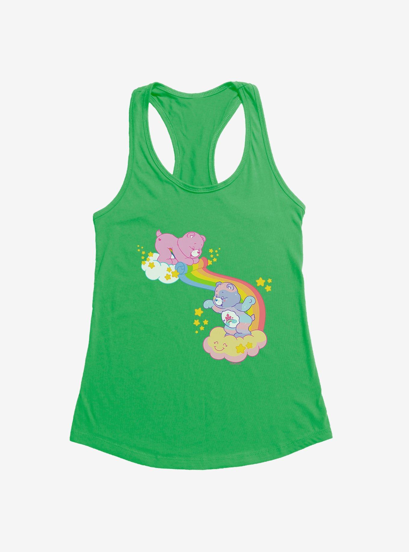 Care Bears In The Clouds Girls Tank, KELLY GREEN, hi-res