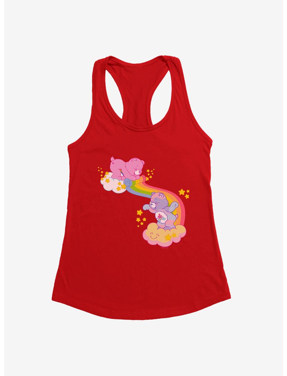 Care Bears In The Clouds Girls Tank, RED, hi-res