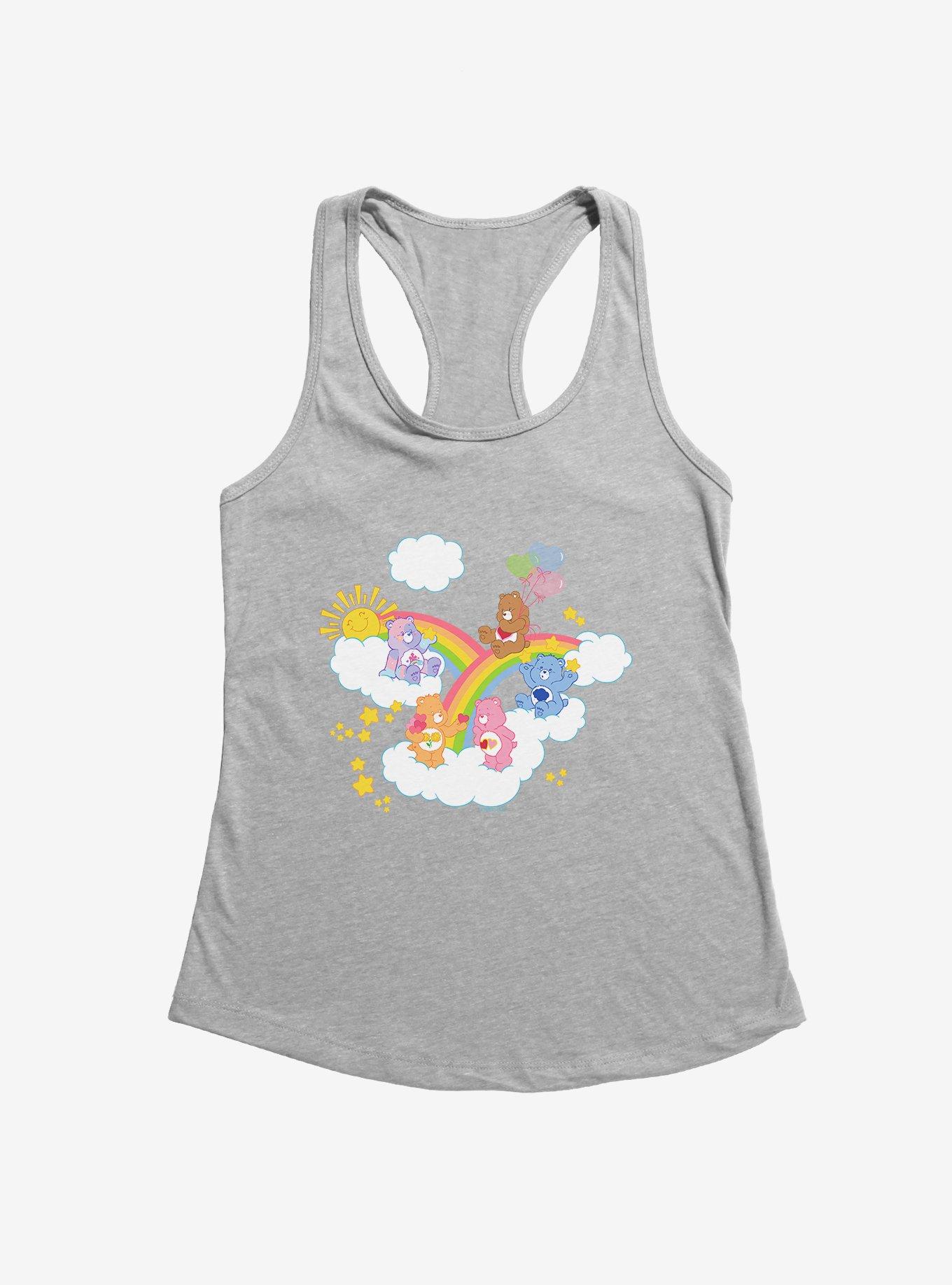 Care Bears Over The Rainbow Girls Tank Top, HEATHER, hi-res