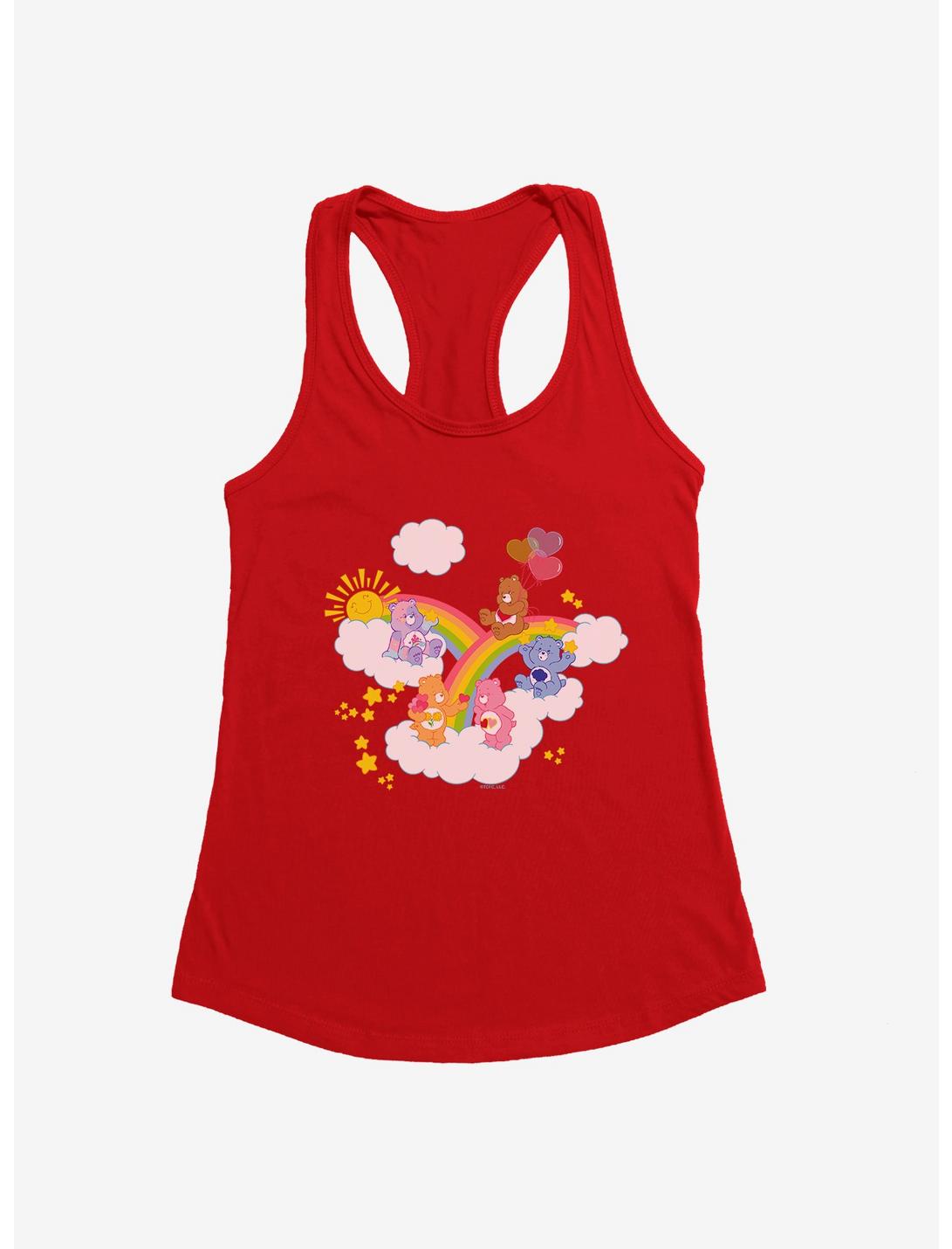 Care Bears Over The Rainbow Girls Tank Top, RED, hi-res