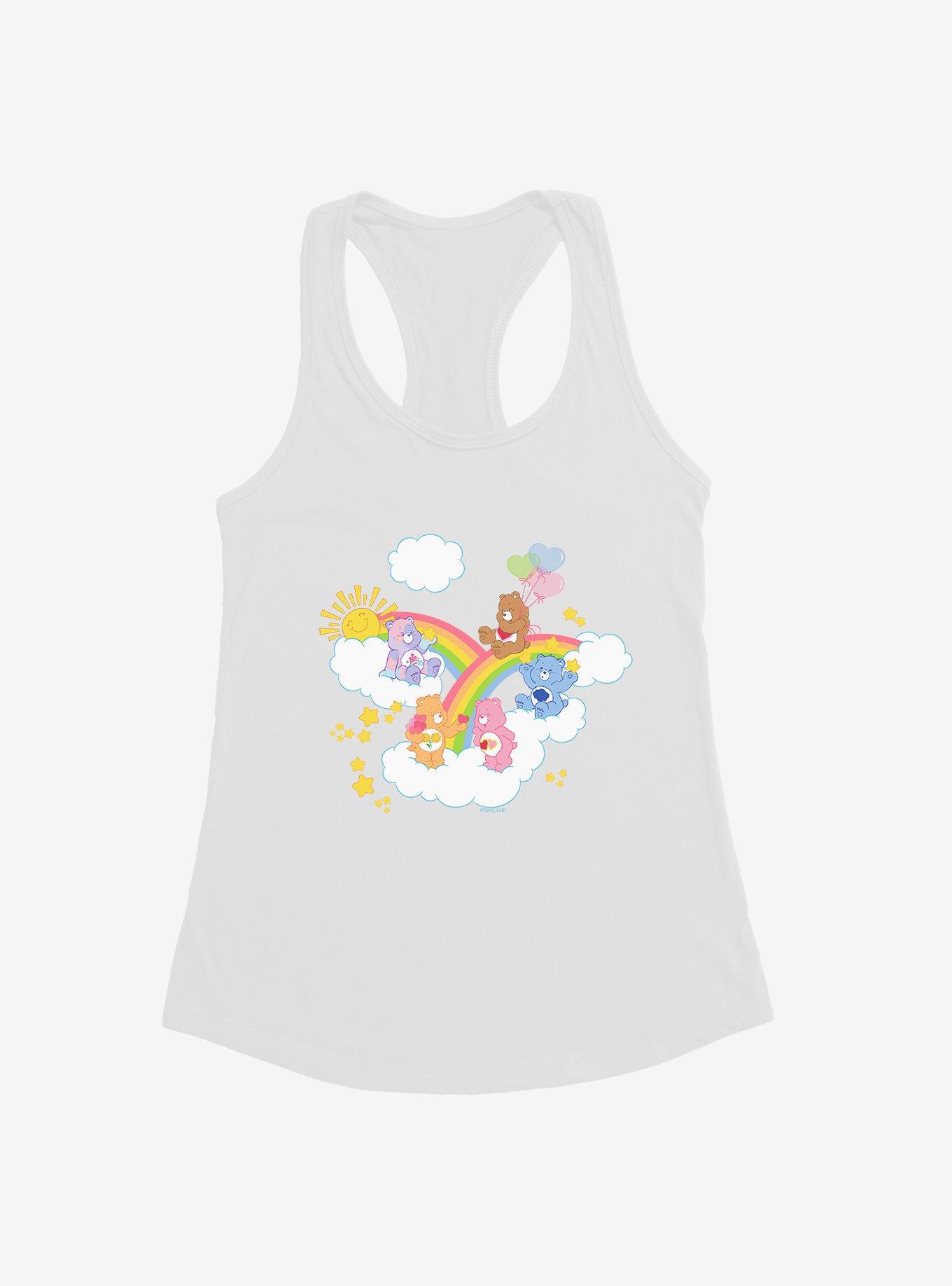 Care Bears Over The Rainbow Girls Tank Top, WHITE, hi-res