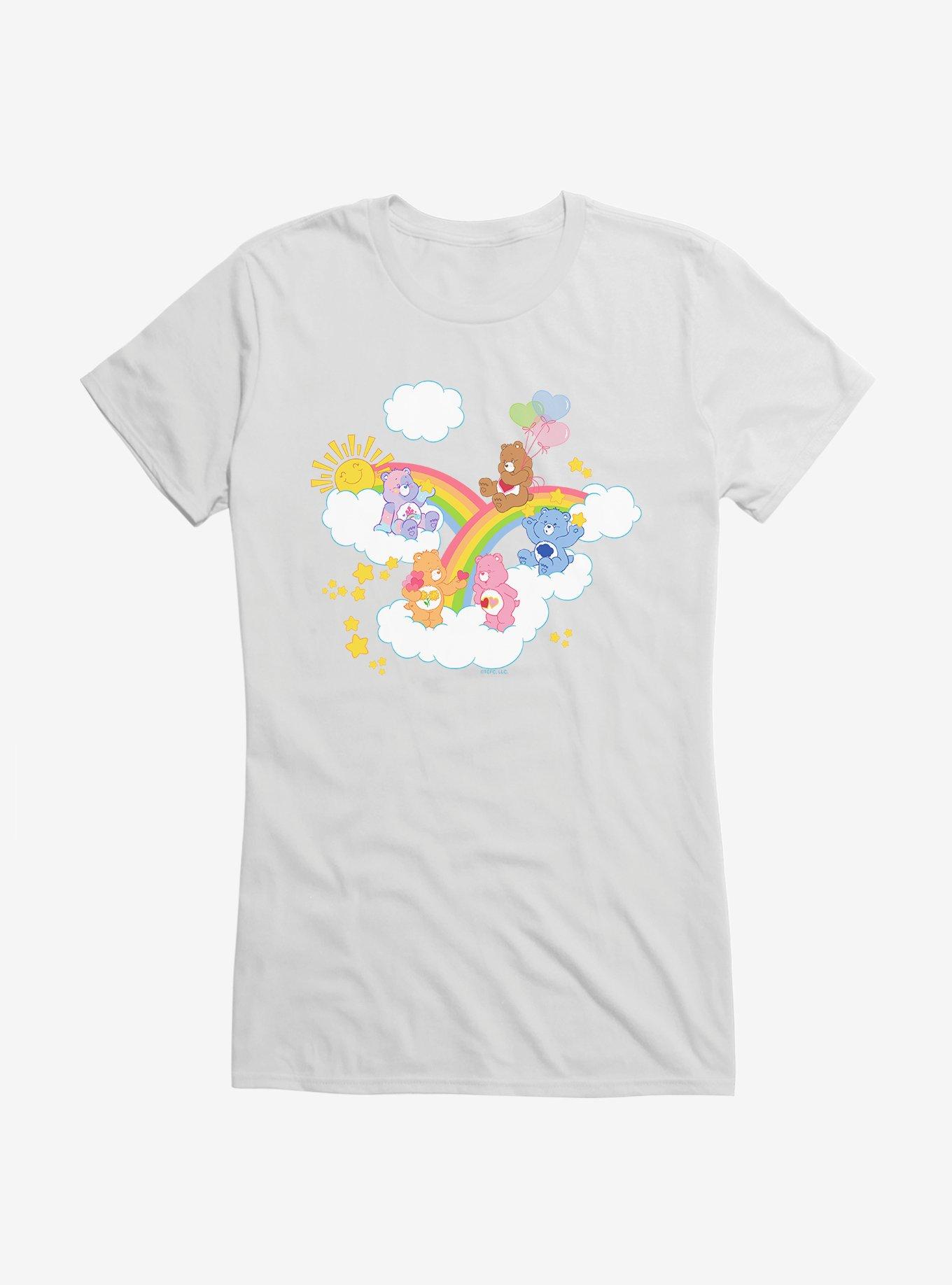 Care Bears Over The Rainbow Girls T-Shirt, WHITE, hi-res