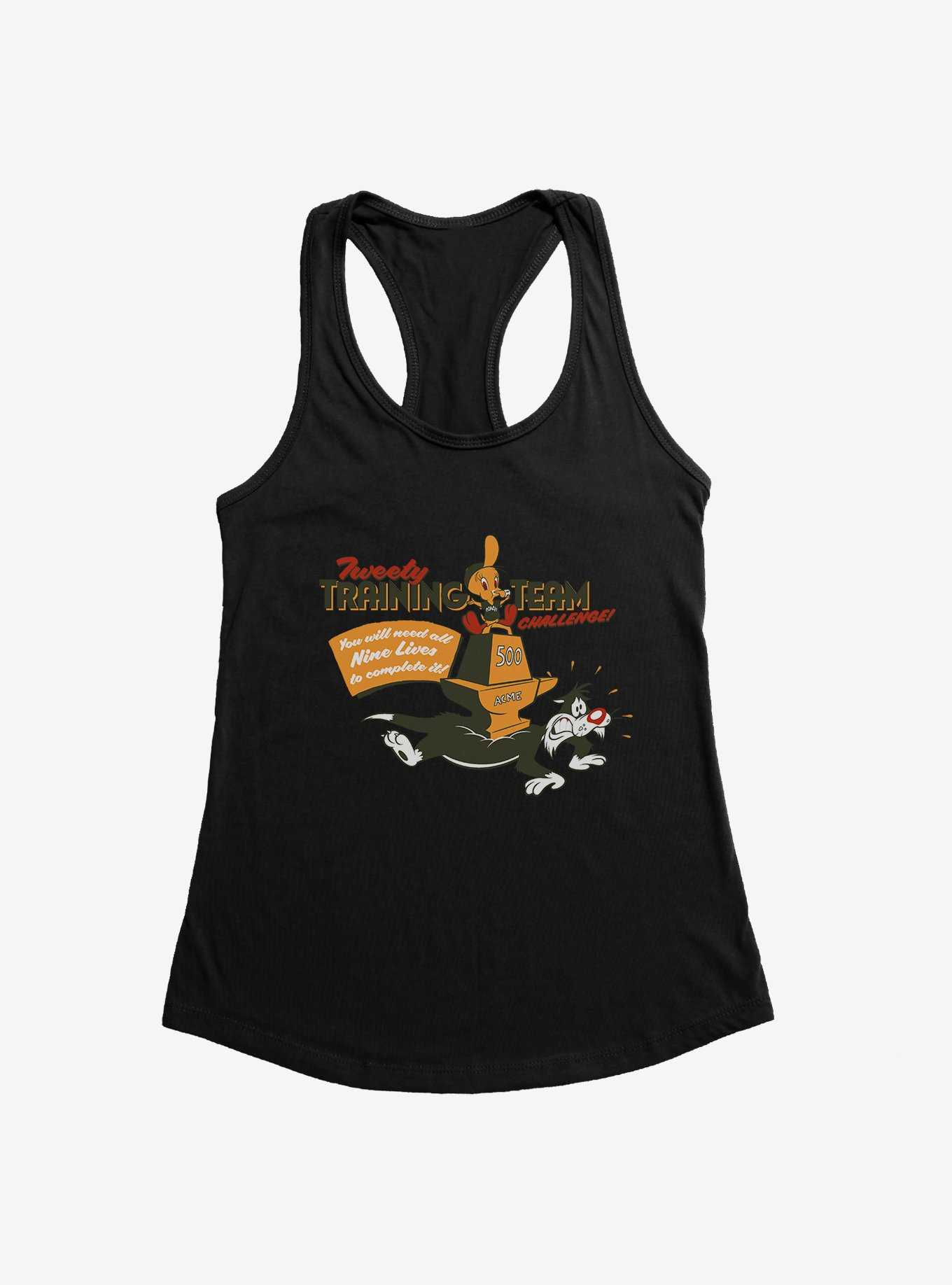 Looney Tunes Tweety And Sylvester Training Team Womens Tank Top, , hi-res