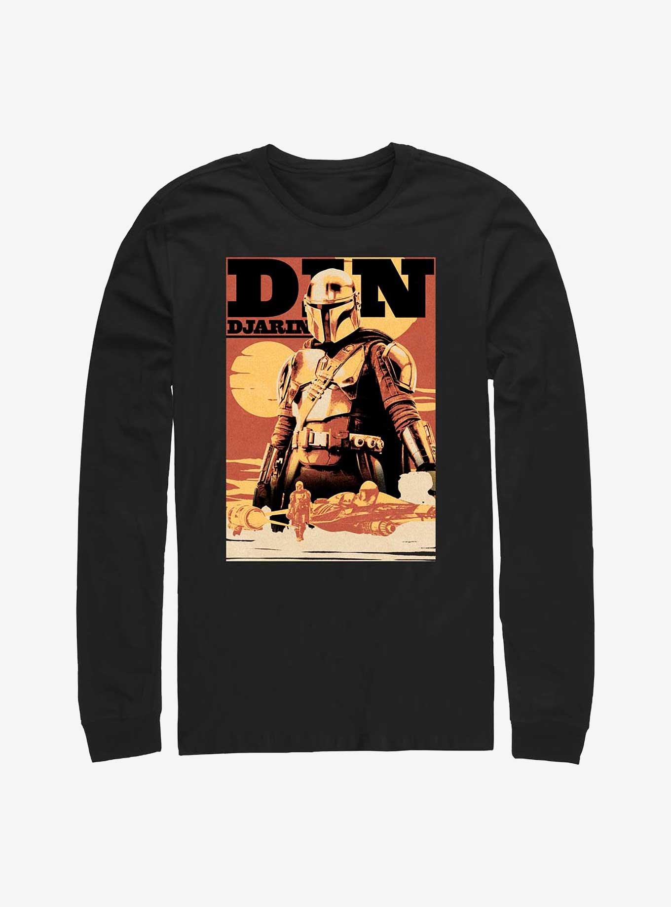 Star Wars Book Of Boba Fett Din Djarin The Mandalorian  Long-Sleeve T-Shirt, BLACK, hi-res