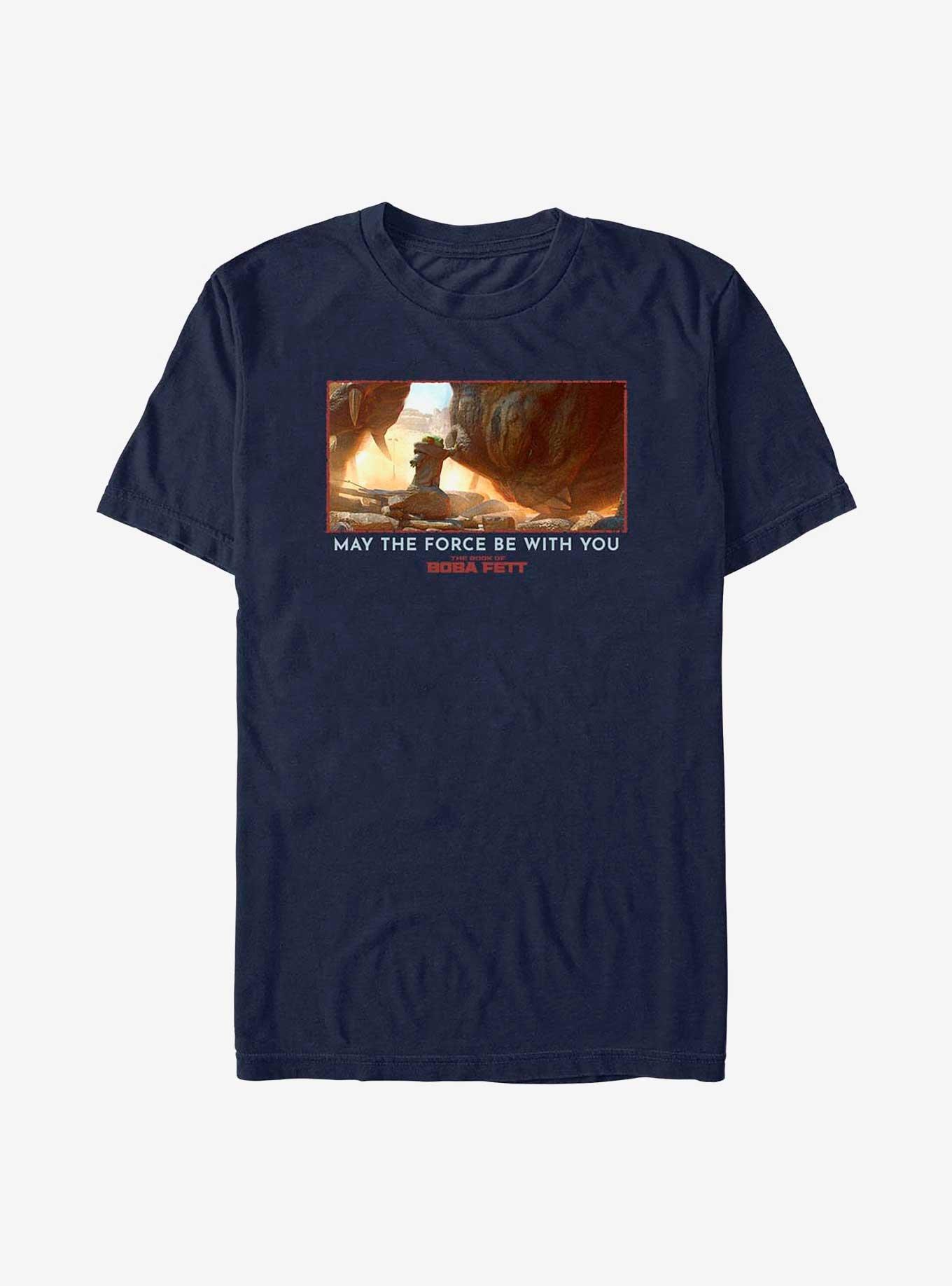 Star Wars Book Of Boba Fett The Child & Rancor May The Force Be With You T-Shirt, , hi-res