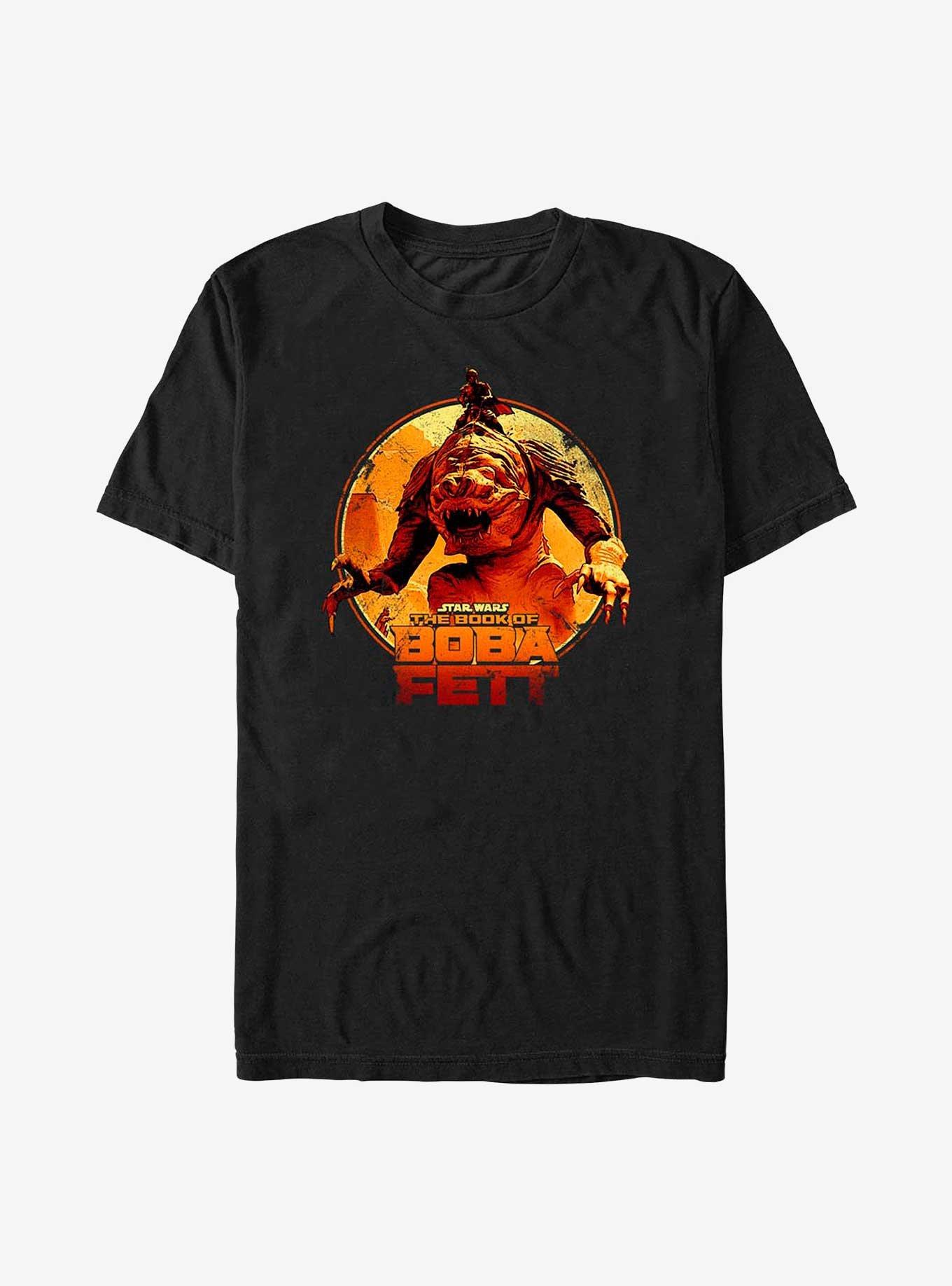 Star Wars Book Of Boba Fett The Rancor Rider T-Shirt, , hi-res