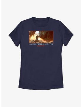 Star Wars Book Of Boba Fett The Child & Rancor May The Force Be With You Womens T-Shirt, , hi-res