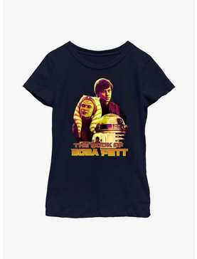 Star Wars Book Of Boba Fett Ahsoka Luke & R2 Youth Girls T-Shirt, , hi-res