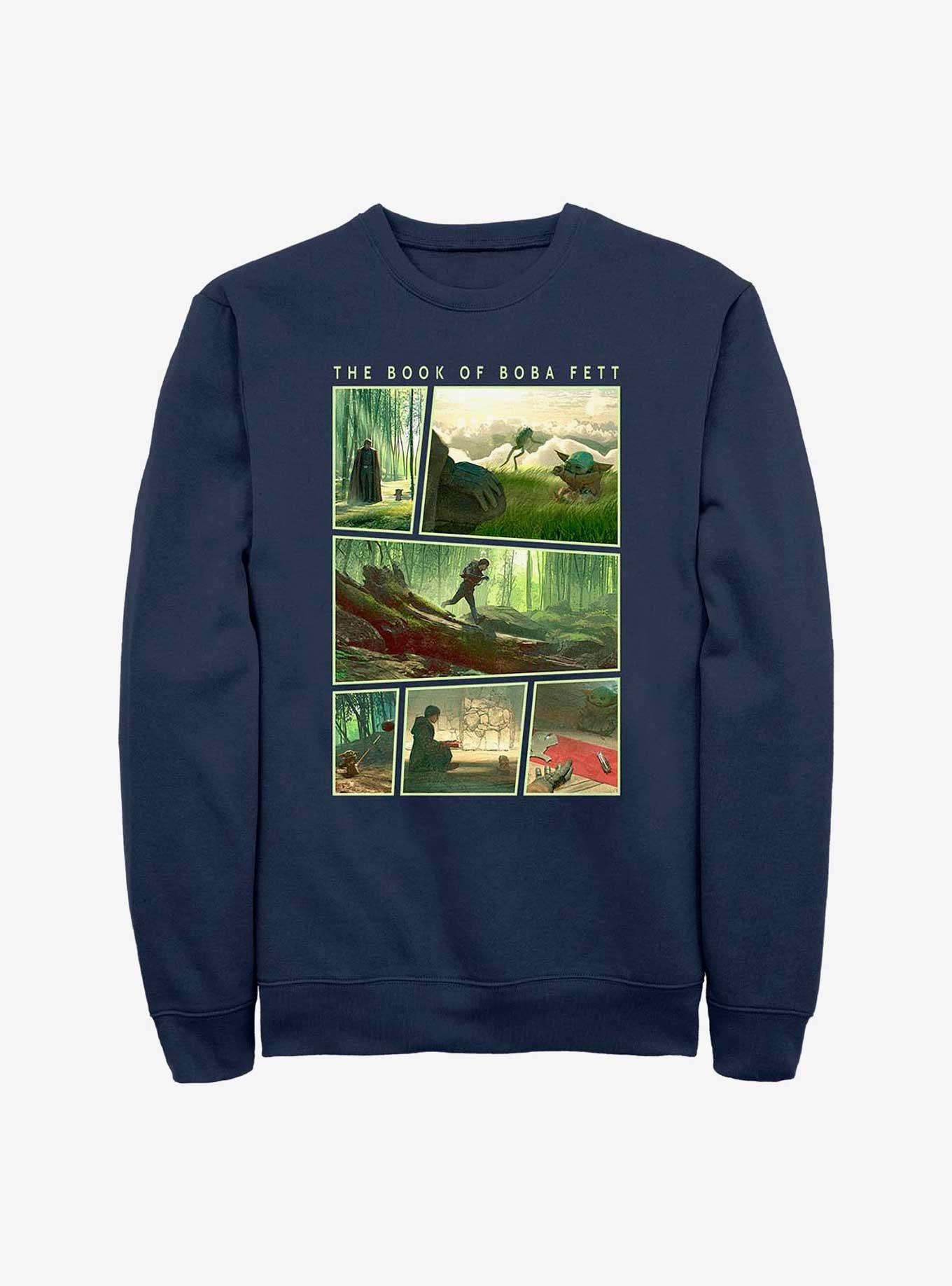 Star Wars Book Of Boba Fett The Child's Choice Sweatshirt, NAVY, hi-res