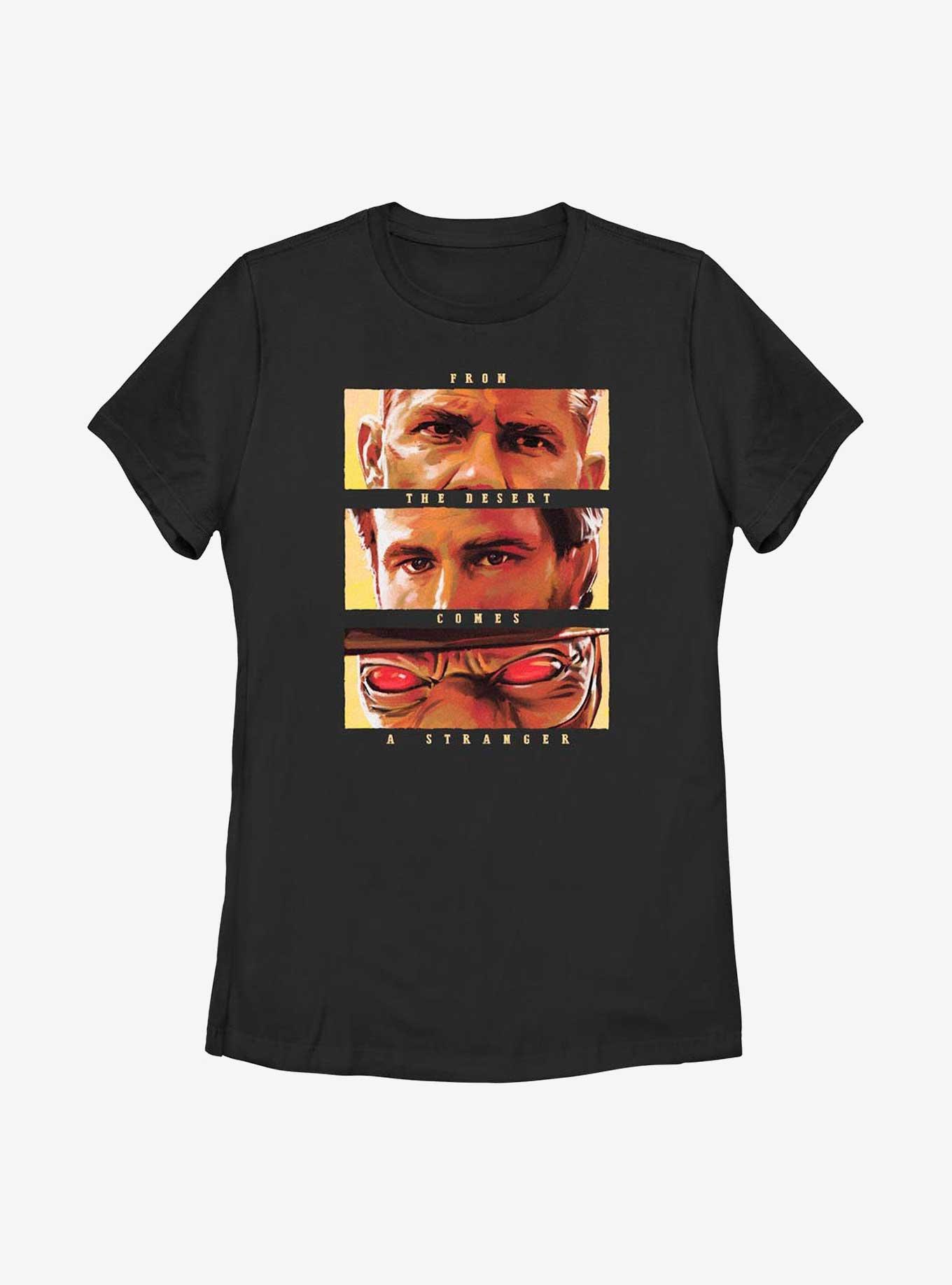 Star Wars Book Of Boba Fett From The Desert Comes A Stranger Cad Bane Womens T-Shirt, BLACK, hi-res
