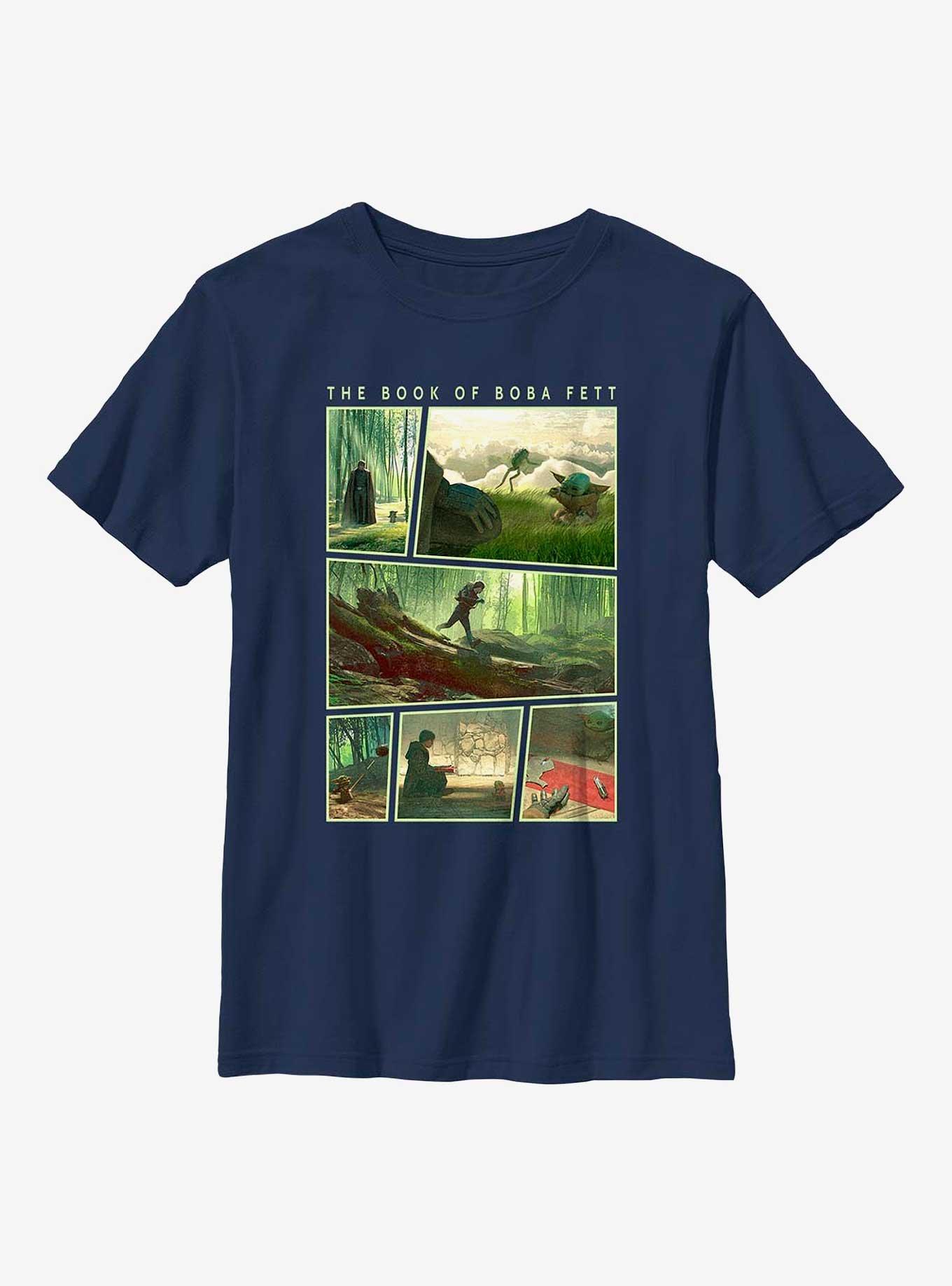 Star Wars Book Of Boba Fett The Child's Choice Youth T-Shirt, NAVY, hi-res