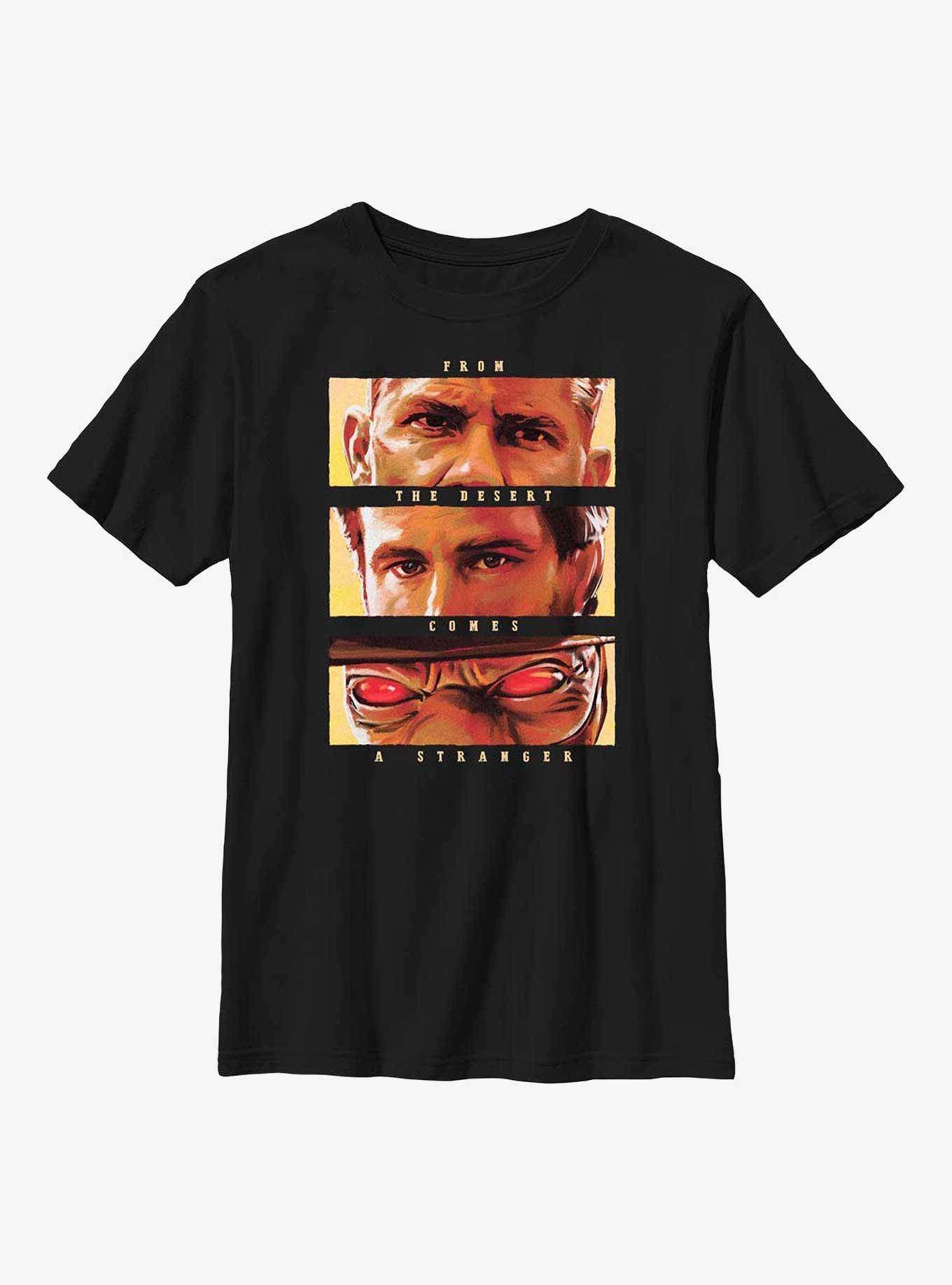 Star Wars Book Of Boba Fett From The Desert Comes A Stranger Cad Bane Youth T-Shirt, BLACK, hi-res