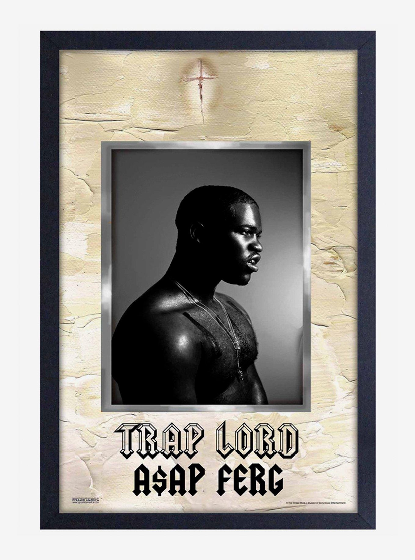 ASAP Ferg Trap Lord Framed Wood Wall Art, , hi-res