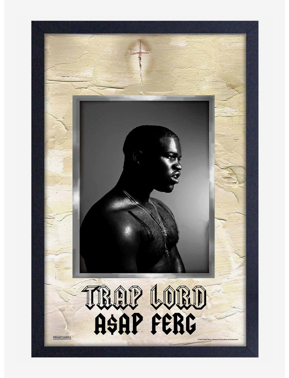 ASAP Ferg Trap Lord Framed Wood Wall Art, , hi-res