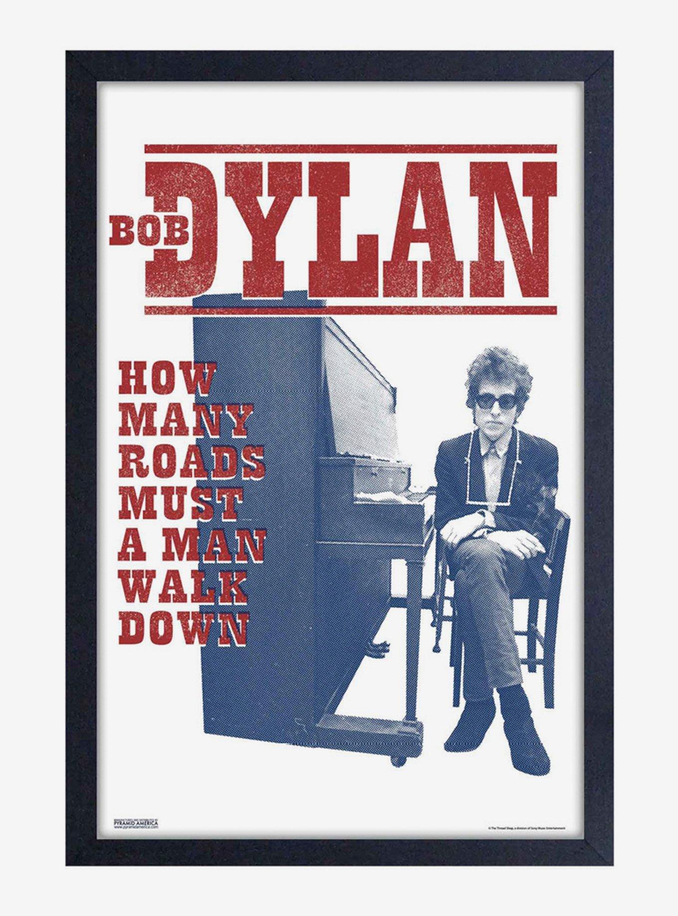 Bob Dylan Piano Framed Wood Wall Art, , hi-res