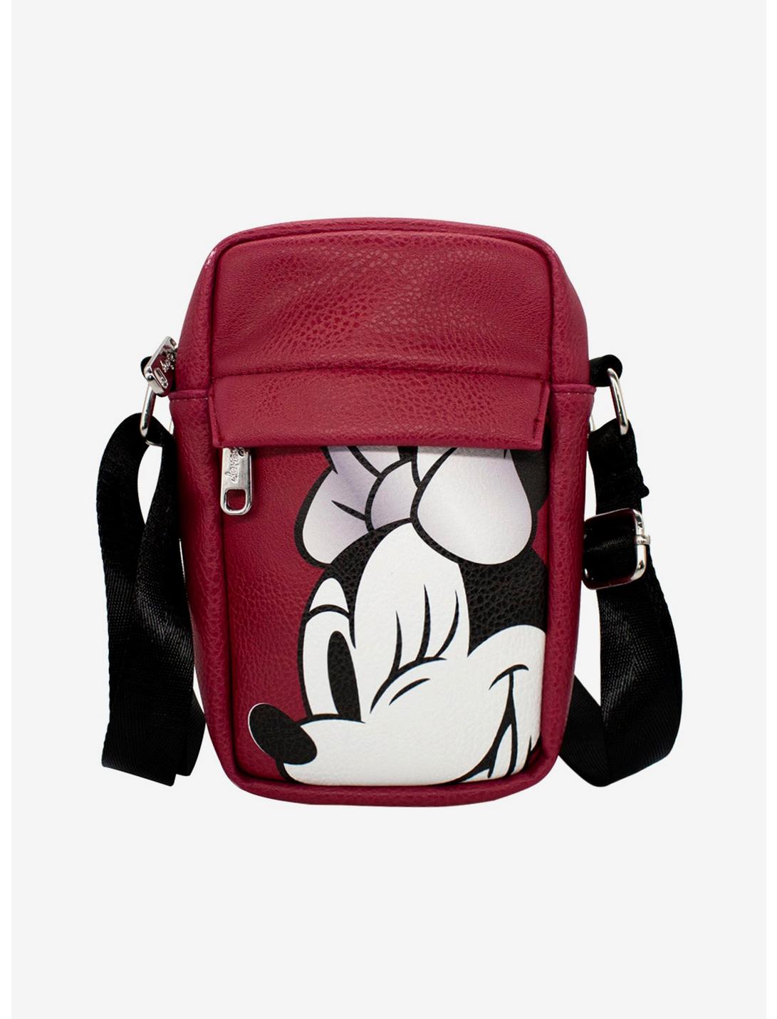 Disney Minnie Mouse Winking Crossbody Bag, , hi-res