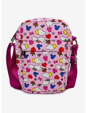 Disney Mickey Mouse And Minnie Icons Crossbody Bag, , hi-res