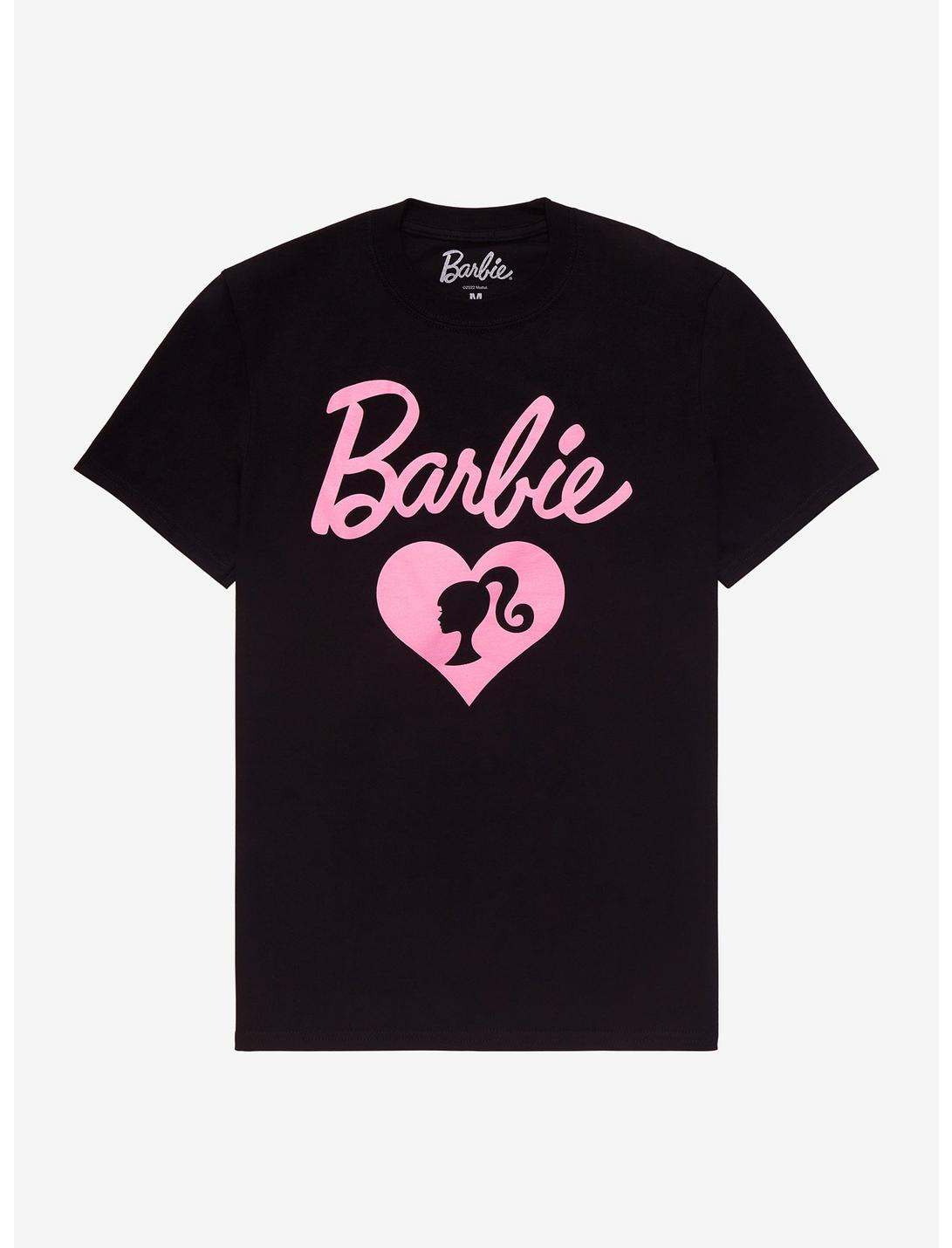 Barbie Heart Logo Boyfriend Fit Girls T-Shirt, MULTI, hi-res