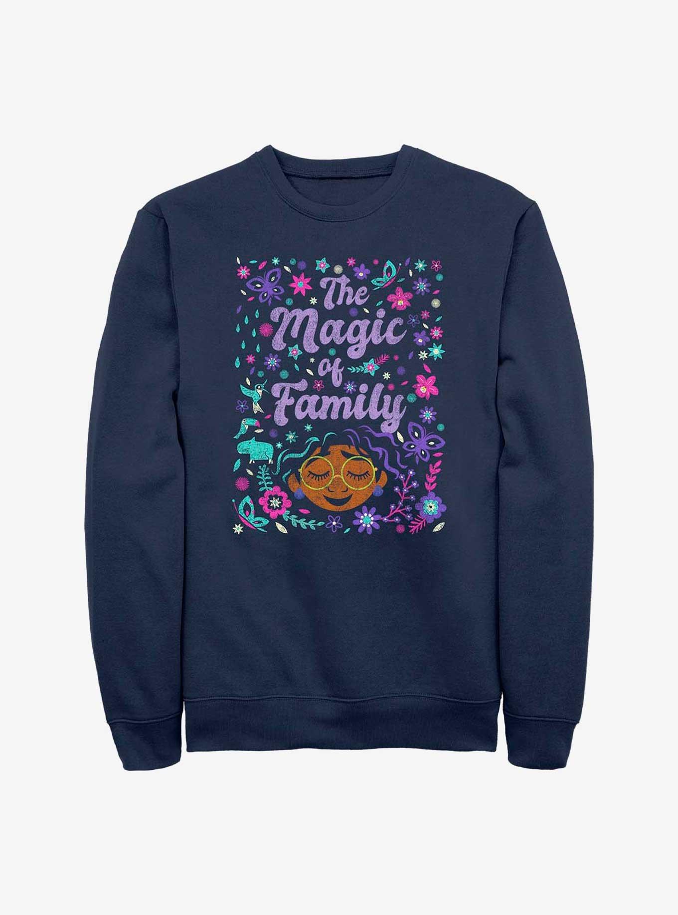 Disney Encanto The Magic Of Family Art Sweatshirt, NAVY, hi-res