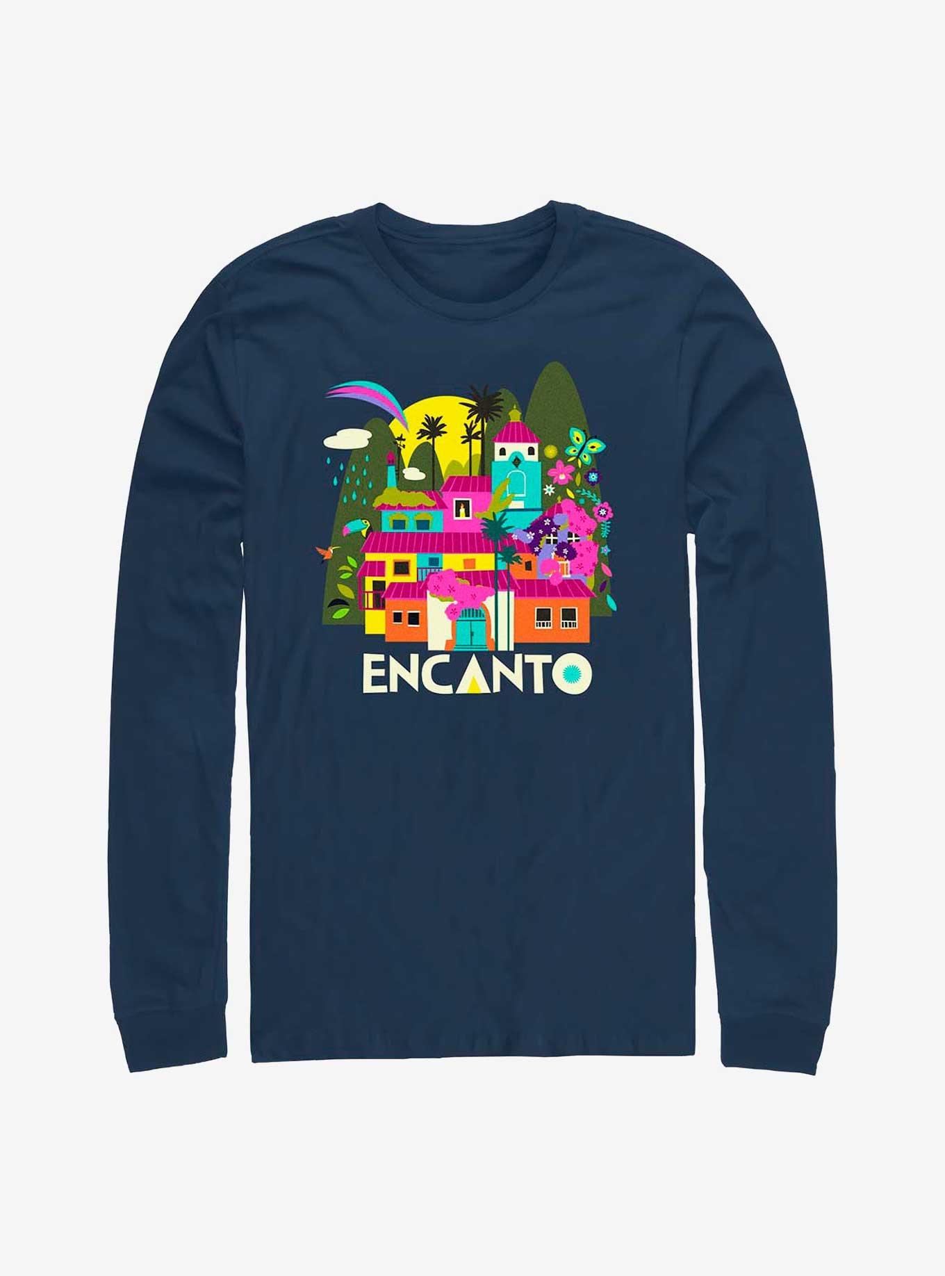 Disney Encanto Casita Art Long-Sleeve T-Shirt, NAVY, hi-res