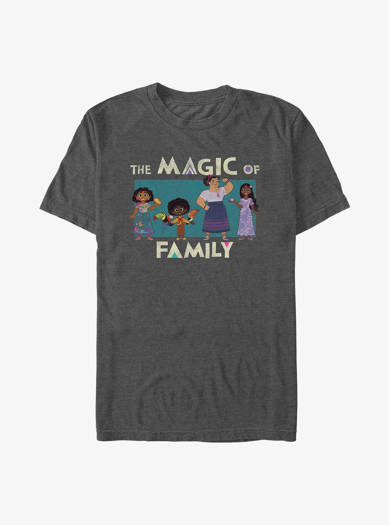 Disney Encanto The Magic Of Family T-Shirt, CHAR HTR, hi-res