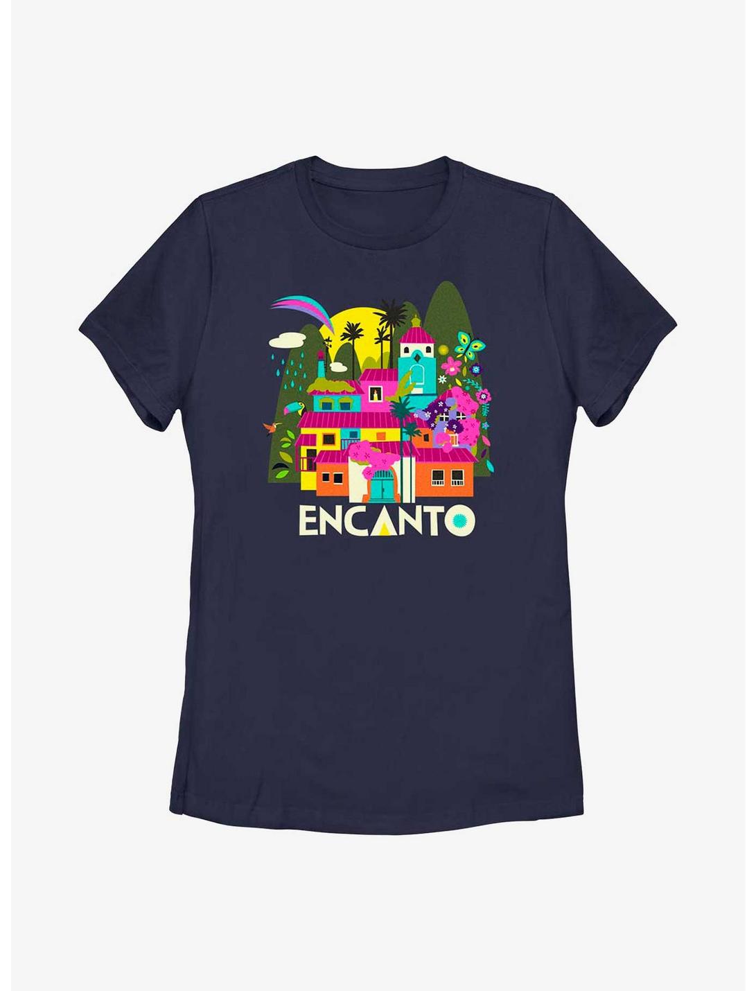 Disney Encanto Casita Art Womens T-Shirt, NAVY, hi-res