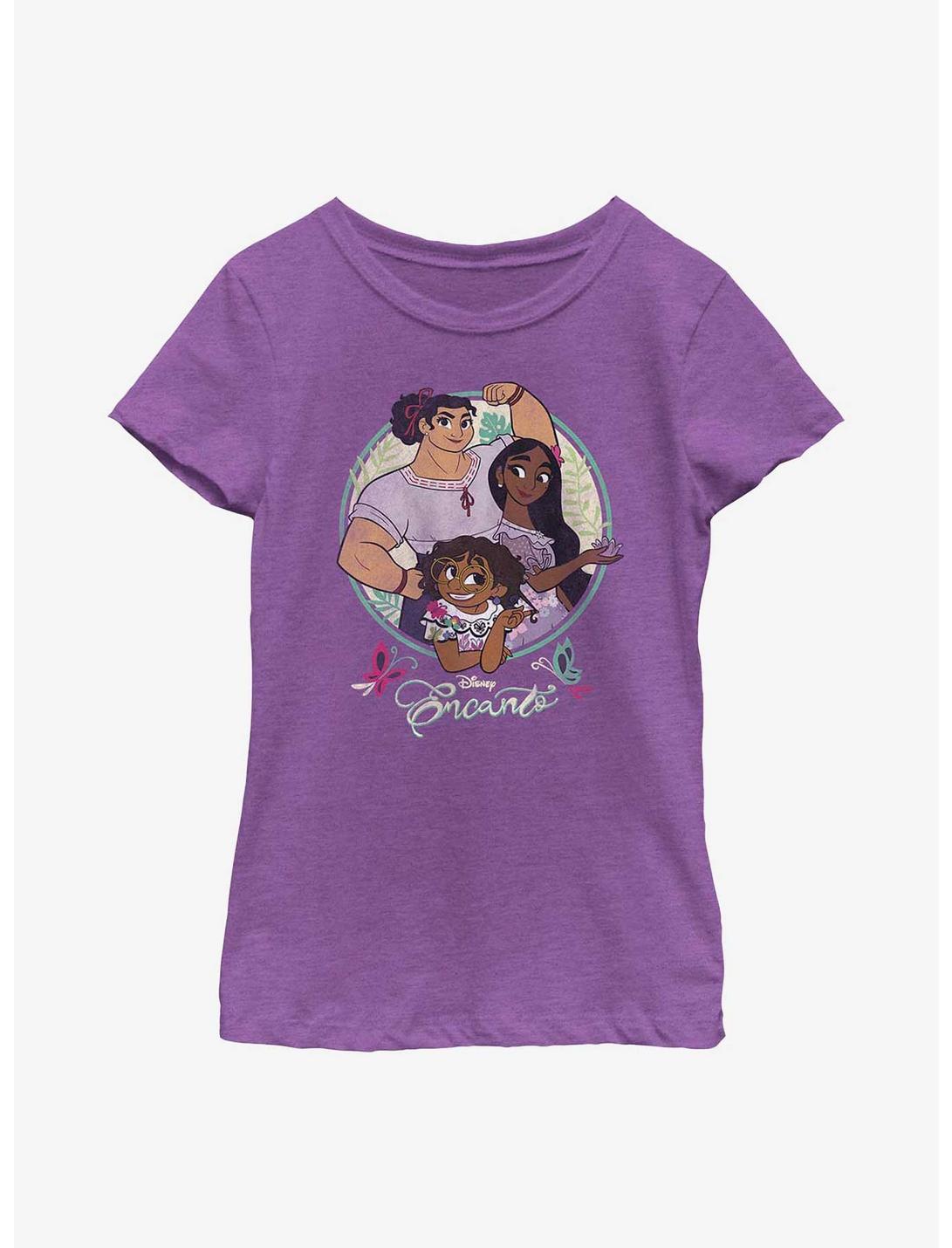 Disney Encanto Sisters Youth Girls T-Shirt, PURPLE BERRY, hi-res
