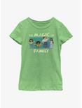 Disney Encanto The Magic Of Family Youth Girls T-Shirt, GRN APPLE, hi-res