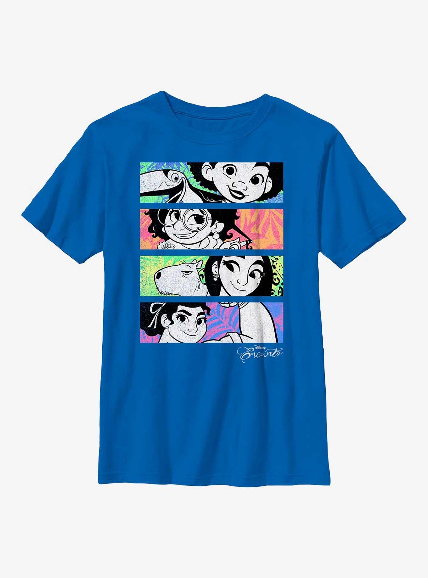 Disney Encanto Family Panels Youth T-Shirt, ROYAL, hi-res