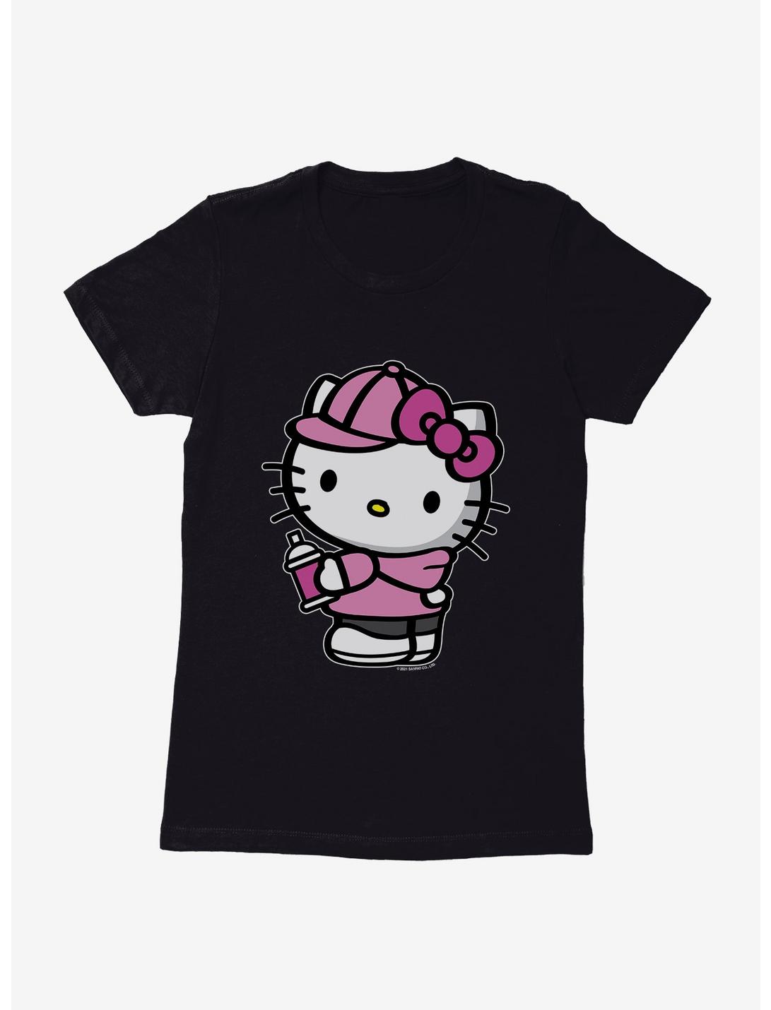 Hello Kitty Pink Side Womens T-Shirt, , hi-res