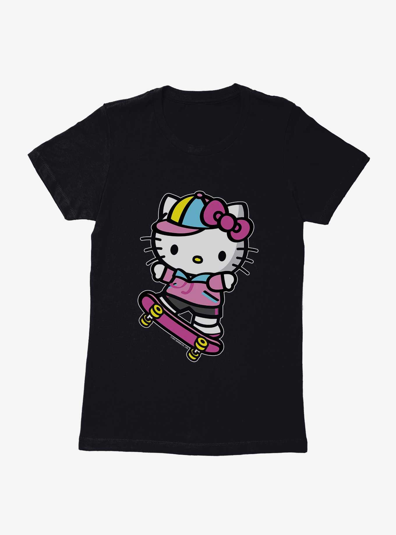 Hello Kitty Skateboard Womens T-Shirt, , hi-res