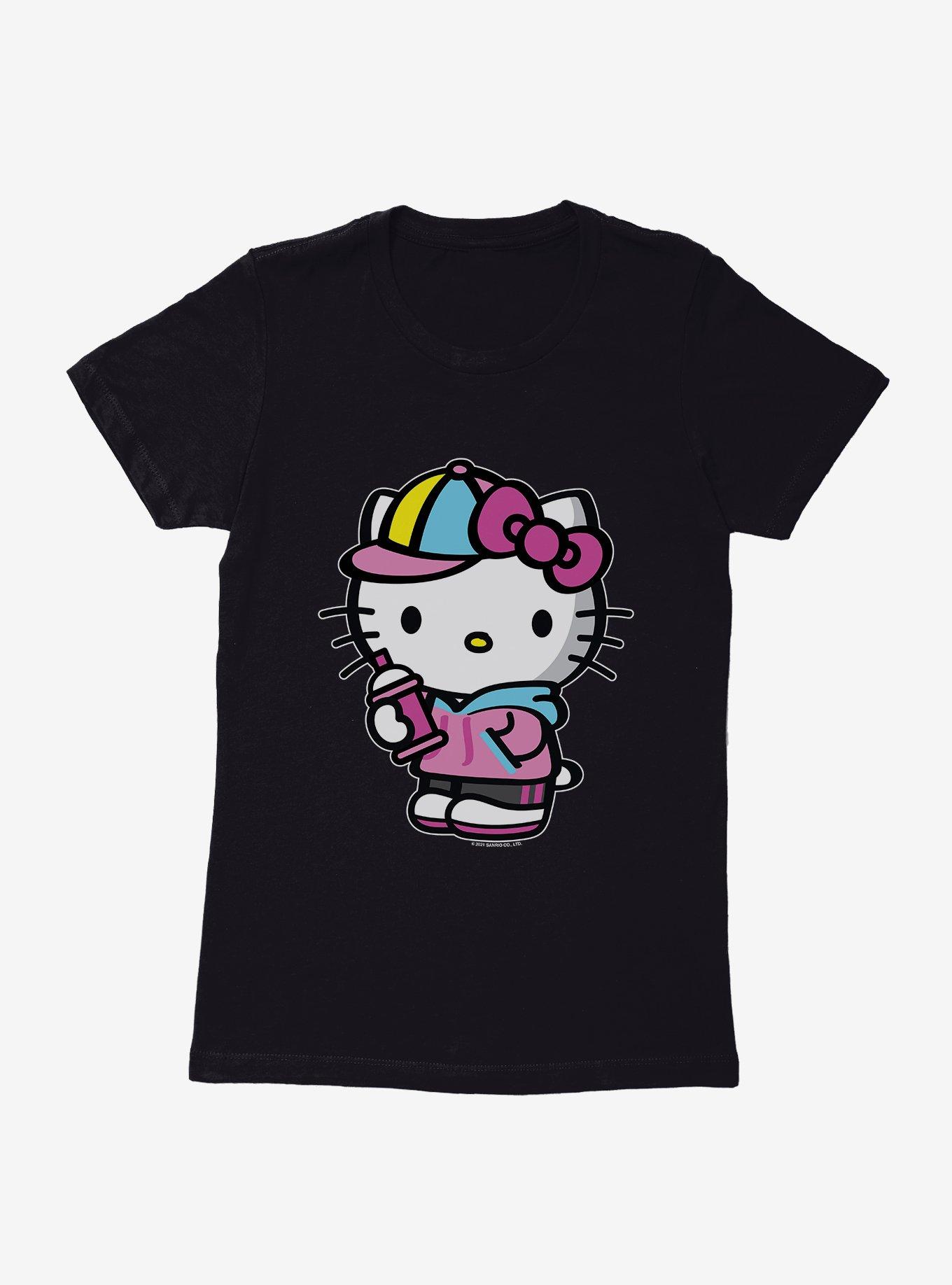 Hello Kitty Spray Can Front Womens T-Shirt, , hi-res