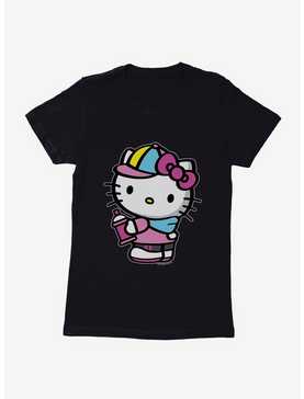 Hello Kitty Spray Can Side Womens T-Shirt, , hi-res