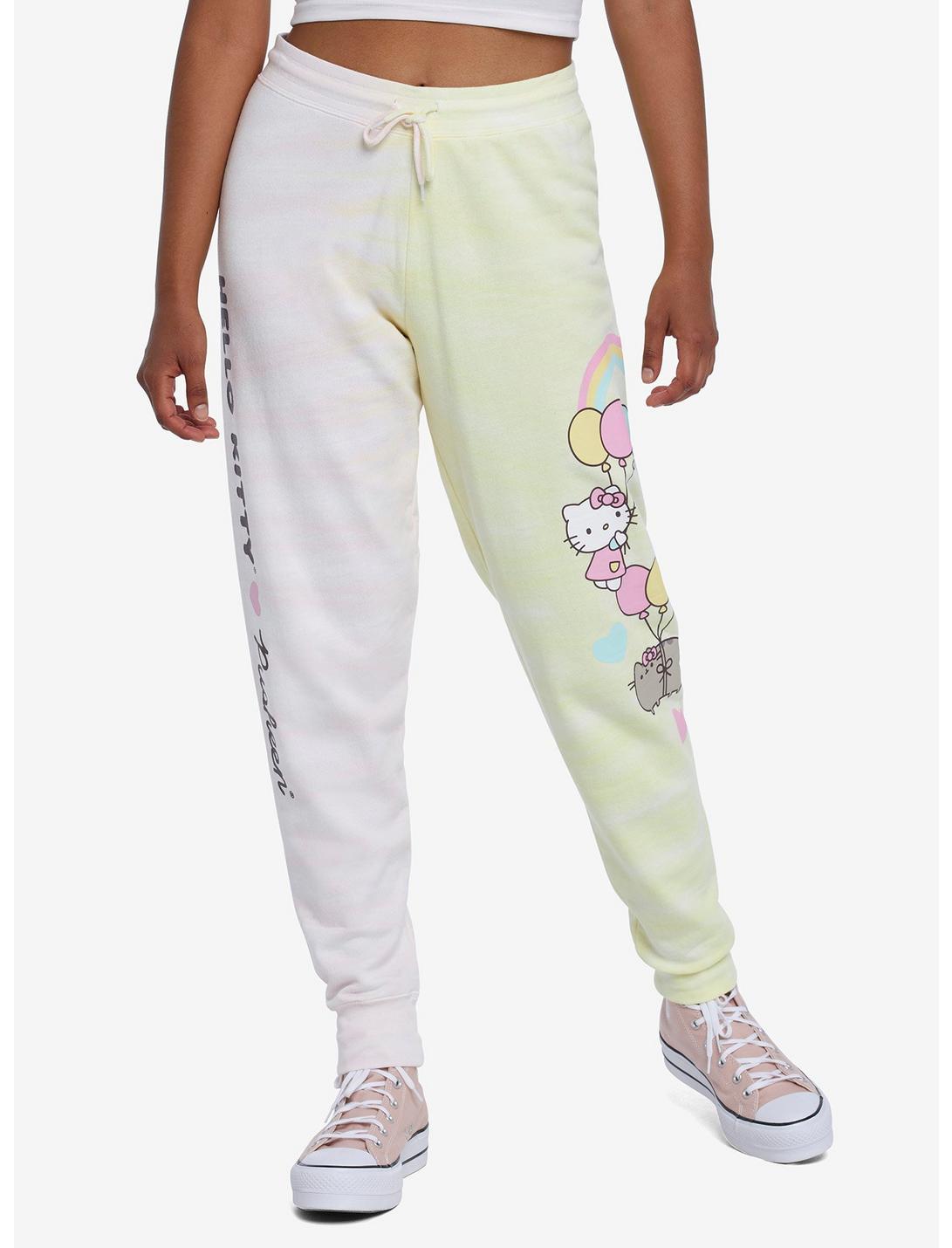 Hello Kitty X Pusheen Tie-Dye Girls Sweatpants, MULTI, hi-res
