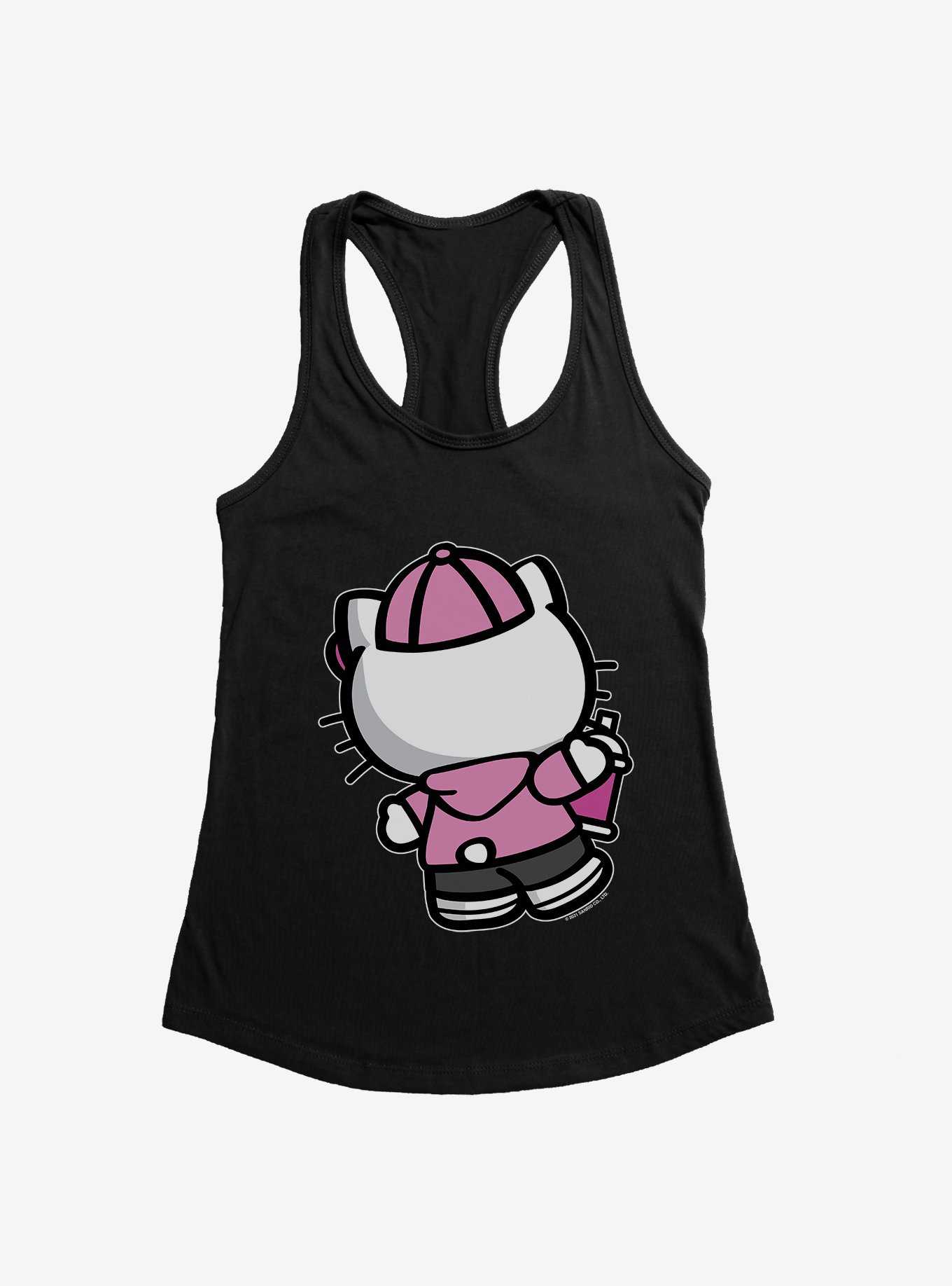 Hello Kitty Pink Back Womens Tank Top, , hi-res