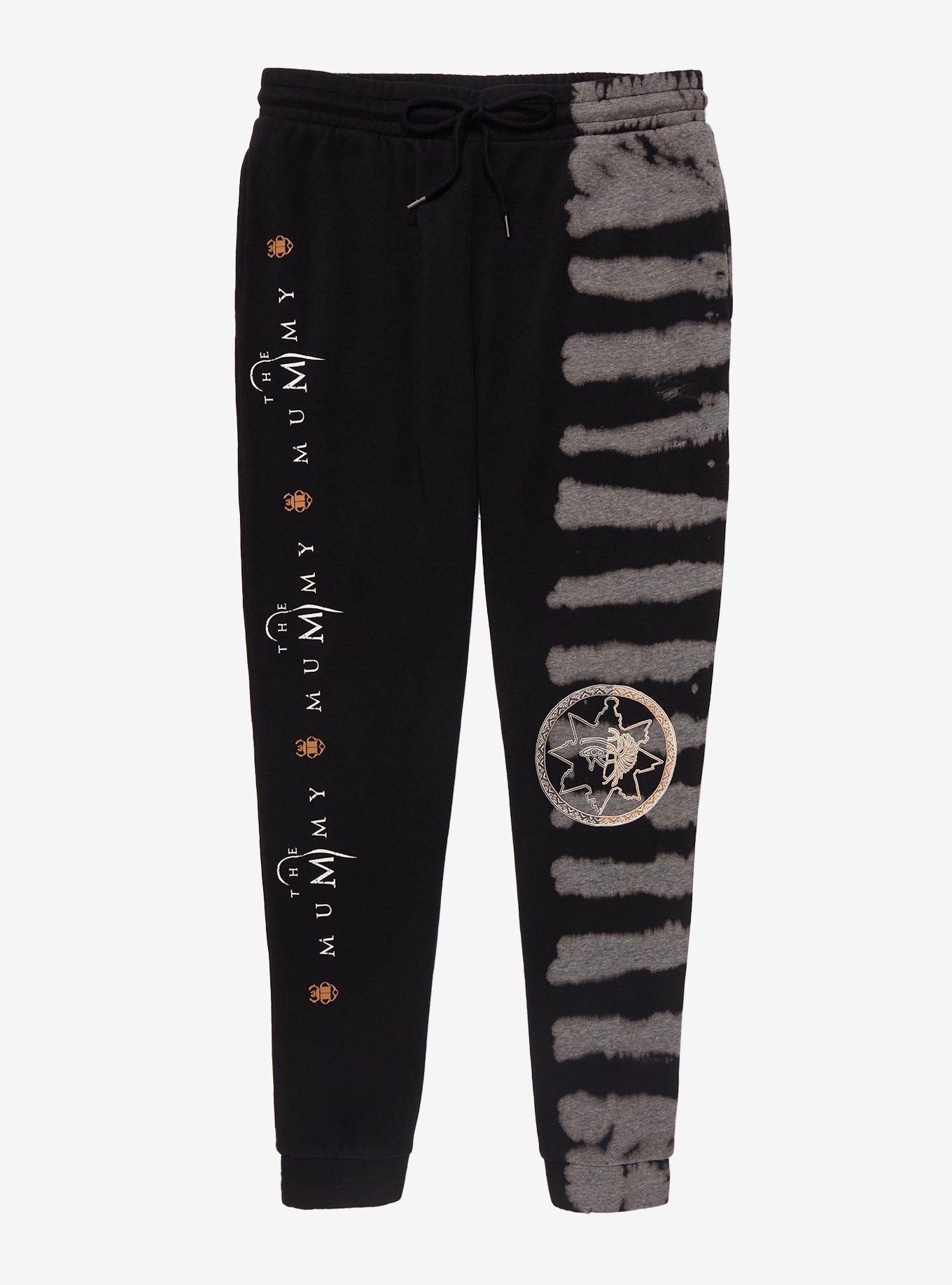The Mummy Hieroglyphic Split Wash Sweatpants, TIE DYE, hi-res